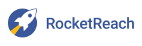 RocketReach logo blasting off into search mode!